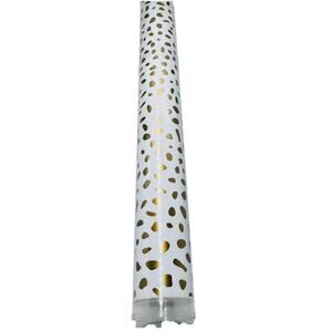 OPALHOUSE Gold Dots White Peel & Stick Wallpaper Cheetah Print 8 Ft Removable